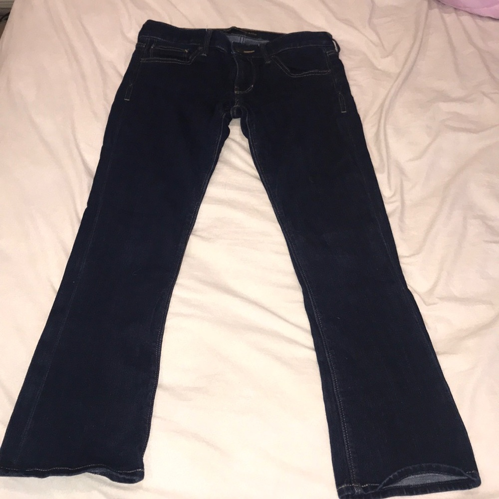 Express Barely Boot Low Rise Jeans 6 Short